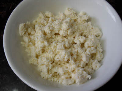 crumbled cheese