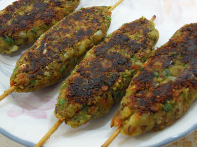 Vegetable Sheekh Kebab