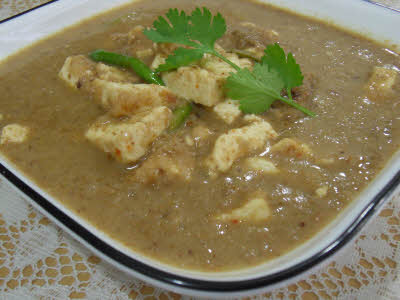 Paneer in Coconut Gravy