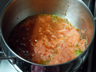 Added tomato puree