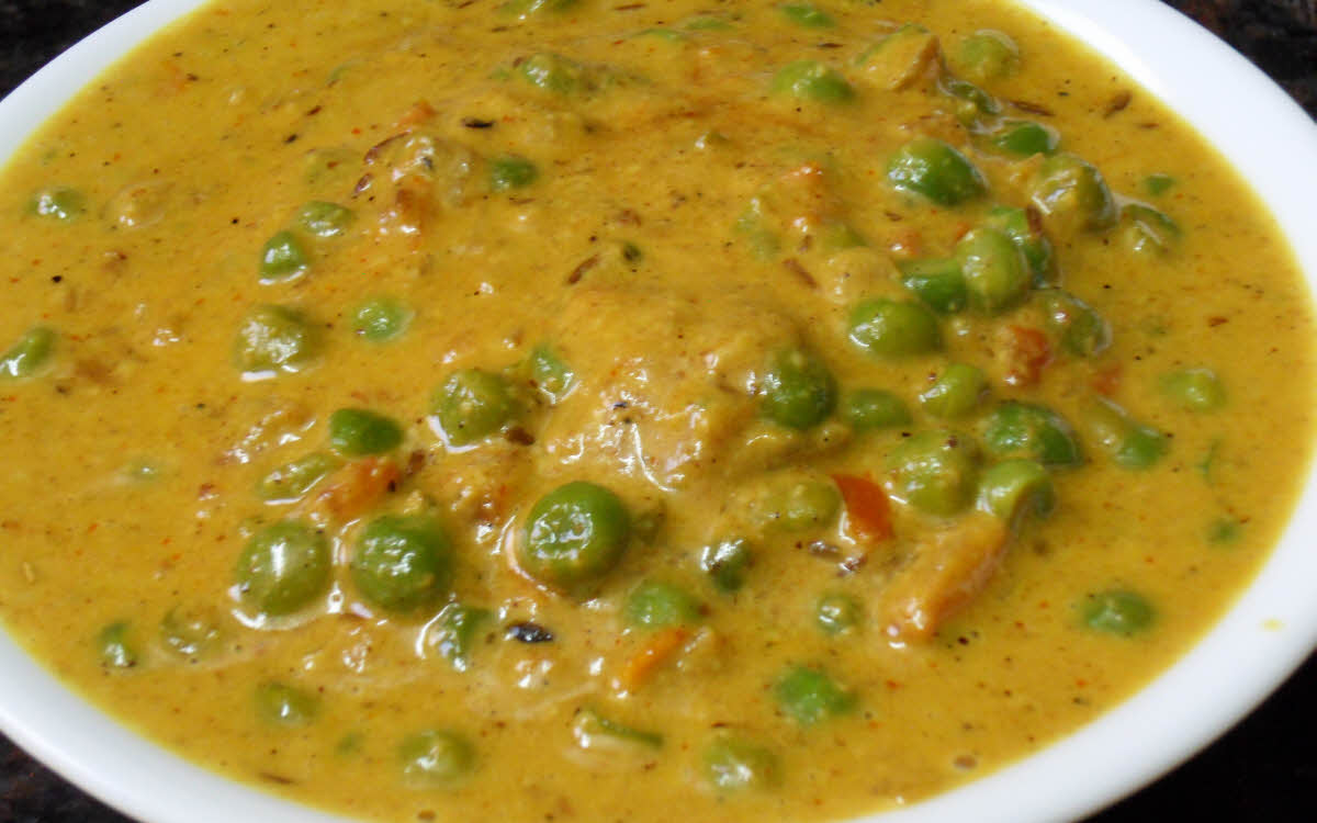 MALAI MATAR (CREAMY PEAS)