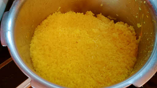 Cook rice and dal