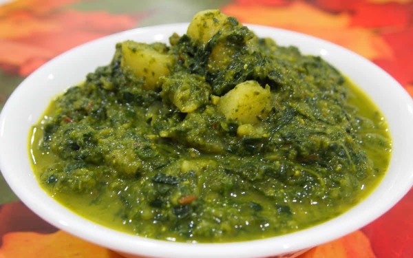 Palak Methi Aloo Curry