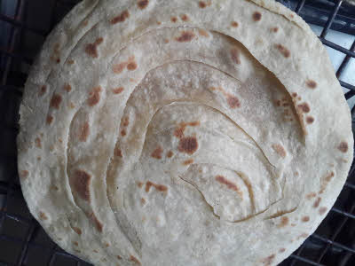 Cook the roti