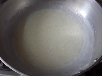 Reducing milk for Sabudana Kheer