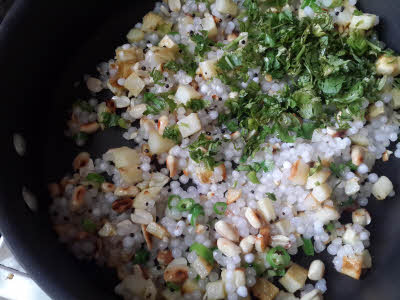 Sabudana Khichdi is ready to serve