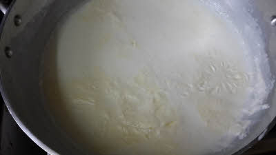 Reducing milk for Samak Rice Kheer