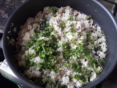 Samak Rice Upma is ready