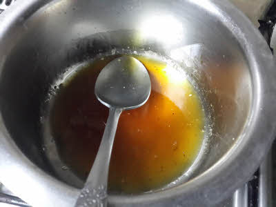 Make jaggery syrup