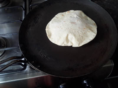 Cook the roti