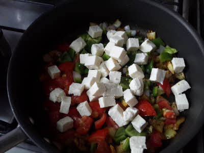 Fry paneer