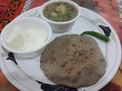 Kuttu Parantha is ready