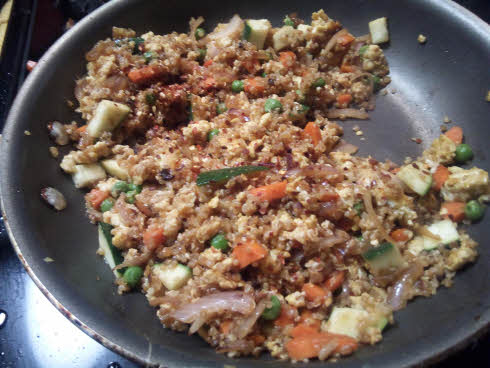 Fried Quinoa is ready to serve