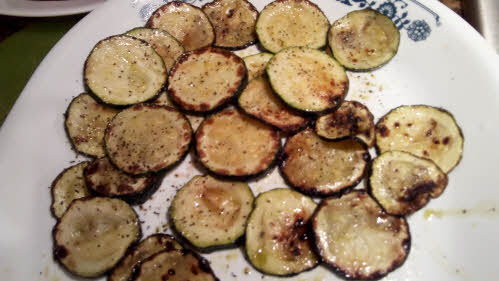 Zucchini roundels