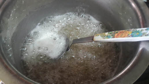 Make sugar syrup