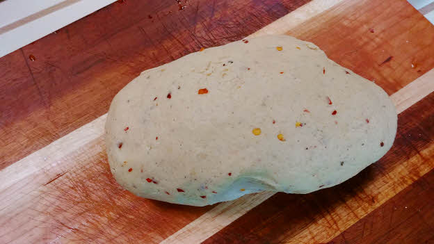 knead a tight dough