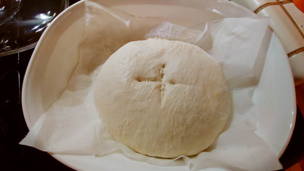 Bake the no knead bread