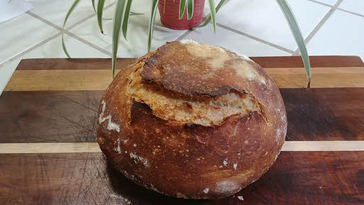 Sourdough bread is ready