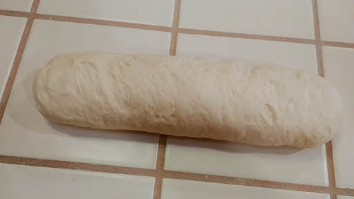 Make a roll out of dough