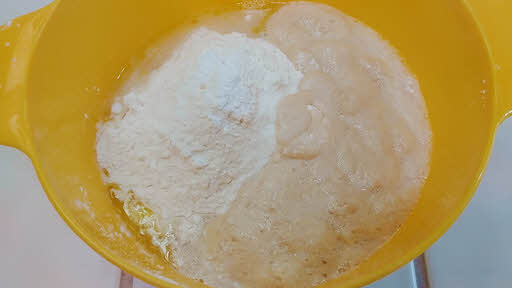 Knead for 10 minutes to make a silky smooth dough