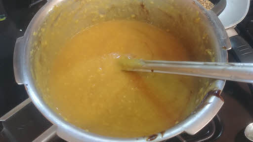 Add imli paste to dal