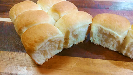 Serve Eggless Pav Buns or Dinner Rolls warm