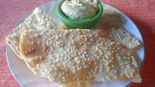 Crisp Lavash bread is ready