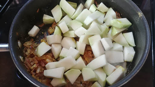 add chopped kohlrabi