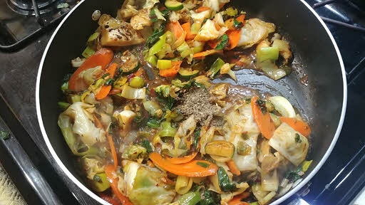 Chinese Vegetable Stir Fry is ready