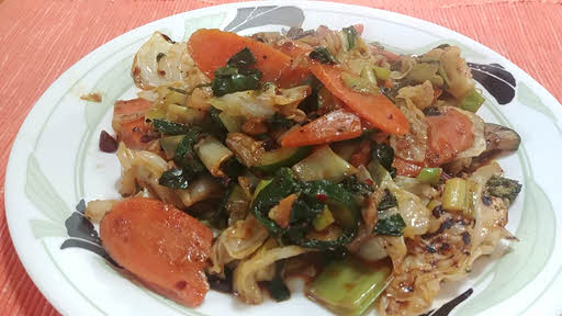 Chinese Vegetable Stir Fry is ready