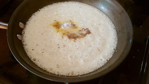 Samak Rice will slowly absorb wate