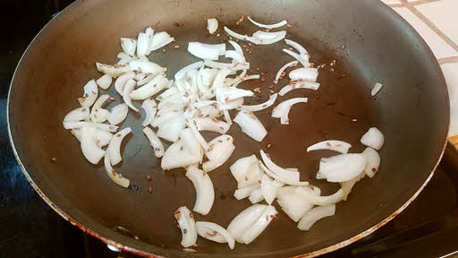 Saute onion