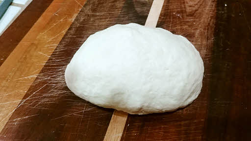 Knead flour into a soft dough