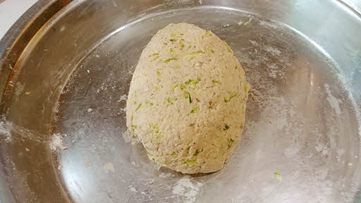 Knead a soft dough