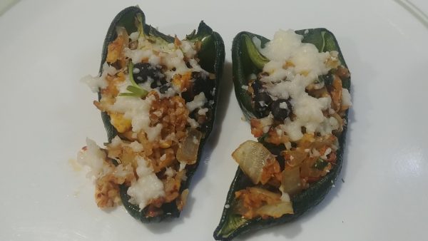 Mexican Style Stuffed Poblano Peppers