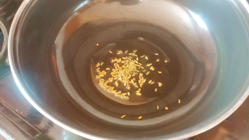 Crackle cumin and fenugreek