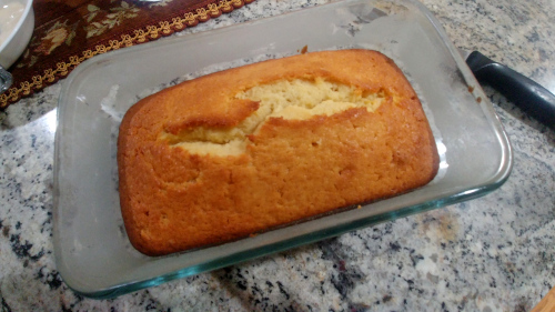 Basic lemon cake is ready