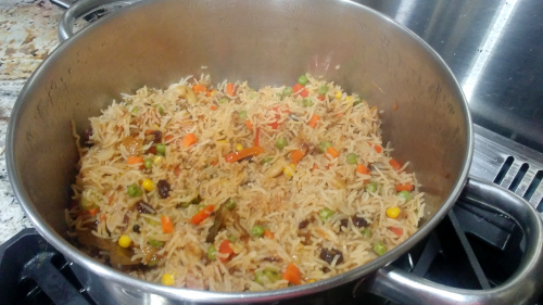 Fragrant Pulav is ready to serve