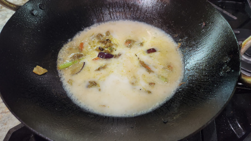 Cut paneer and capsicum