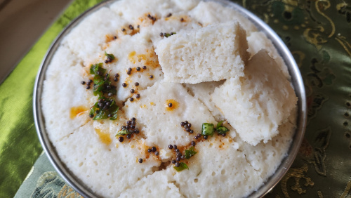 Dhokla is ready