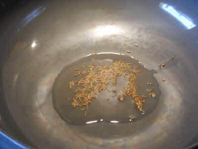 Crackle cumin seeds